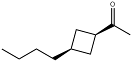 Ethanone, 1-(3-butylcyclobutyl)-, cis- (9CI) Struktur