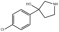 3-(4-CHLOROPHENYL)-3-PYRROLIDINOL Struktur