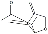 Ethanone, 1-[5,6-bis(methylene)-7-oxabicyclo[2.2.1]hept-2-yl]-, endo- (9CI) Struktur