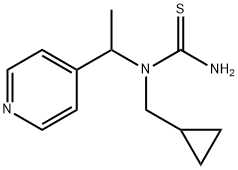 Thiourea,  N-(cyclopropylmethyl)-N-[1-(4-pyridinyl)ethyl]- Struktur