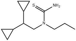 Thiourea,  N-(2,2-dicyclopropylethyl)-N-propyl- Struktur