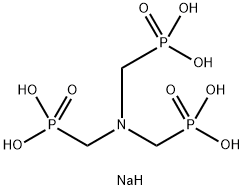 hexasodium [nitrilotris(methylene)]trisphosphonate  Struktur