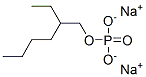 disodium 2-ethylhexyl phosphate  Struktur