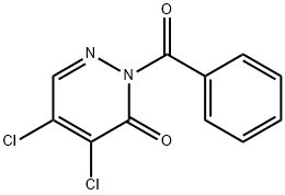 2-benzoyl-4,5-dichloro-pyridazin-3-one Struktur