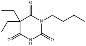 1-Butyl-5,5-diethyl-2,4,6(1H,3H,5H)-pyrimidinetrione Struktur