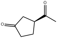 Cyclopentanone, 3-acetyl-, (3S)- (9CI) Struktur