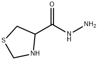 4-Thiazolidinecarboxylicacid,hydrazide(9CI) Struktur