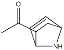 Ethanone, 1-(7-azabicyclo[2.2.1]hept-5-en-2-yl)-, endo- (9CI) Struktur