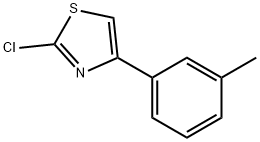 2-CHLORO-4-(3-METHYLPHENYL)THIAZOLE Struktur