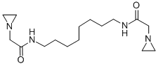 N,N'-Bis(aziridineacetyl)-1,8-octamethylenediamine Struktur