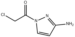 1H-Pyrazol-3-amine, 1-(chloroacetyl)- (9CI) Struktur