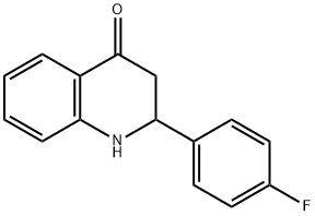 2-(4-FLUOROPHENYL)-2,3-DIHYDRO-4(1H)-QUINOLINONE Structure