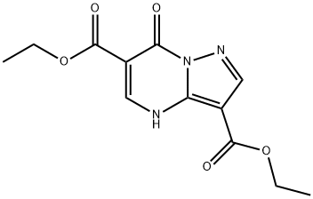 Diethyl 7-oxo-4,7-dihydropyrazolo[1,5-a]-pyrimidine-3,6-dicarboxylate Struktur