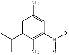 4-AMINO-3-NITRO-5-ISOPROPYLANILINE Struktur