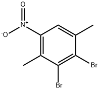 2,3-Dibromo-5-nitro-p-xylene Struktur