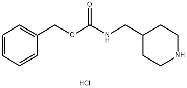 PIPERIDIN-4-YLMETHYL-CARBAMIC ACID BENZYL ESTER-HCL Struktur