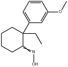 2-Ethyl-2-(3-methoxyphenyl)cyclohexanone oxime Struktur