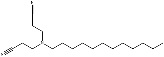 N,N-Dipropionitrillaurylamin Struktur