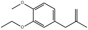 Benzene, 2-ethoxy-1-methoxy-4-(2-methyl-2-propenyl)- (9CI) Struktur