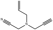 Acetonitrile, (2-propenyl-2-propynylamino)- (9CI) Struktur