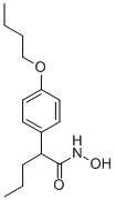 2-(p-Butoxyphenyl)valerohydroxamic acid Struktur