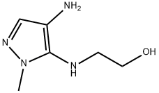 Ethanol,  2-[(4-amino-1-methyl-1H-pyrazol-5-yl)amino]- Struktur