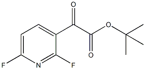 TERT-BUTYL 2-(2,6-DIFLUOROPYRIDIN-3-YL)-2-OXOACETATE Struktur