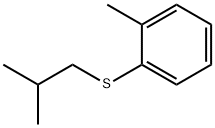 Isobutyl(o-tolyl) sulfide Struktur