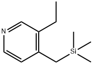 Pyridine, 3-ethyl-4-[(trimethylsilyl)methyl]- (9CI) Struktur