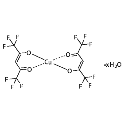 COPPER(II) HEXAFLUOROACETYLACETONATE HYDRATE, 98 Struktur