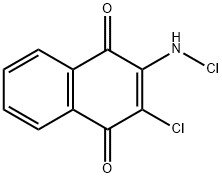 1,4-Naphthalenedione, 2-chloro-3-(chloroamino)- Struktur