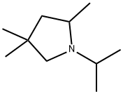 Pyrrolidine, 2,4,4-trimethyl-1-(1-methylethyl)- (9CI) Struktur