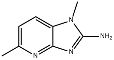 2-AMINO-1,5-DIMETHYLIMIDAZO(4,5,B)PYRIDINE Struktur