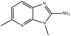 2-AMINO-3,5-DIMETHYLIMIDAZO(4,5-B)PYRIDINE Struktur