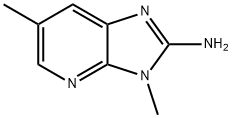 2-AMINO-3,6-DIMETHYLIMIDAZO(4,5-B)PYRIDINE Struktur