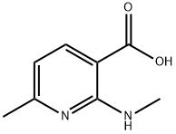 6-methyl-2-(methylamino)nicotinic acid Struktur