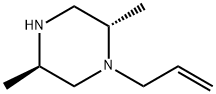 Piperazine, 2,5-dimethyl-1-(2-propenyl)-, (2S,5R)- (9CI) Struktur