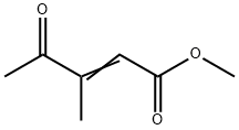 2-Pentenoic acid, 3-methyl-4-oxo-, methyl ester (9CI) Struktur