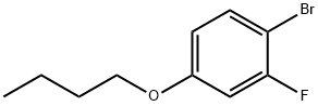 1-BroMo-4-butoxy-2-fluorobenzene Struktur