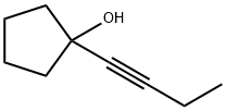 1-(1-BUTYNYL)CYCLOPENTANOL Struktur