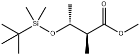 (R,S)-3-[(Tert-butyldiMethylsilyl)oxy]-2-Methyl-butanoic Acid Methyl Ester Struktur