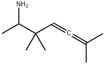 4,5-Heptadien-2-amine,  3,3,6-trimethyl- Struktur