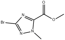 methyl 3-bromo-1-methyl-1H-1,2,4-triazole-5-carboxylate Struktur