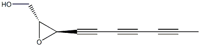 2,3-Epoxydeca-4,6,8-triyn-1-ol Struktur