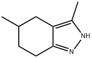 2H-Indazole,  4,5,6,7-tetrahydro-3,5-dimethyl- Struktur