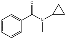 Benzamide,  N-cyclopropyl-N-methyl- Struktur