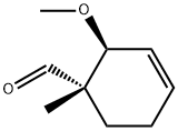 3-Cyclohexene-1-carboxaldehyde, 2-methoxy-1-methyl-, (1S-trans)- (9CI) Struktur