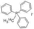 METHYLTRIPHENYLPHOSPHONIUM IODIDE, [METHYL-14C] Struktur