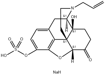 Naloxone-3-sulfate Sodium Salt Struktur