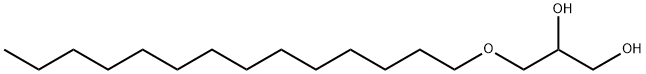 1-O-Tetradecylglycerin Struktur